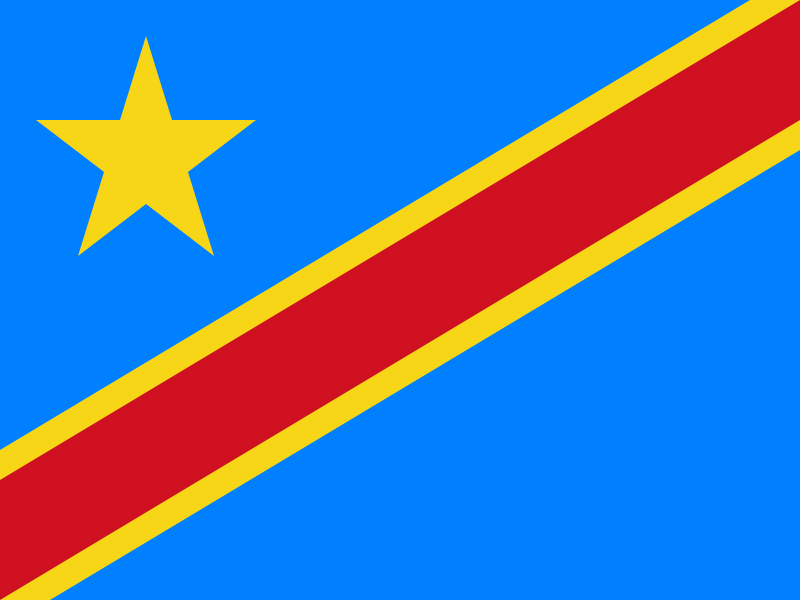 Flag of the Democratic Republic of Congo